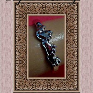 18KRP Baby Feet Design Ring Size 5 Unisex